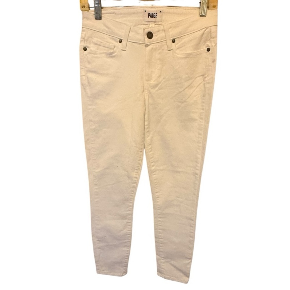 Paige Verdugo Crop White Jeans nwot